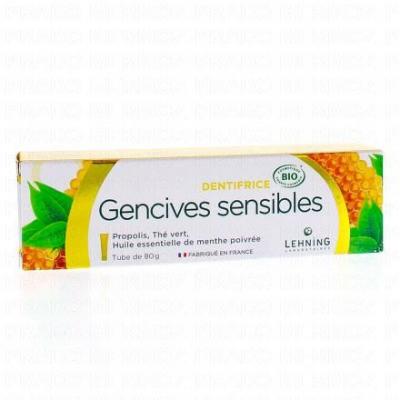 LEHNING Dentifrice gencives sensibles Bio 80g 