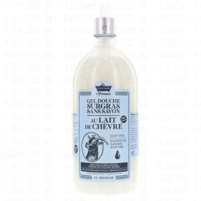LES PETITS BAINS DE PROVENCE Gel Douche 1l Au Lait De Ch&egrave;vre 