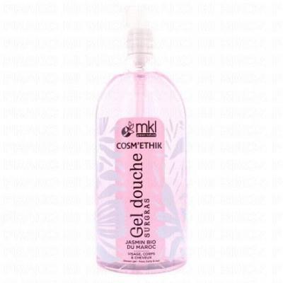 MKL  Green Nature Cosm'Ethik Gel Douche Surgras Jasmin Bio du Maroc 1 L