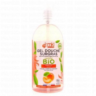 MKL GREEN NATURE  Gel Douche Bio 1 l Abricot - Flacon-Pompe 1 L