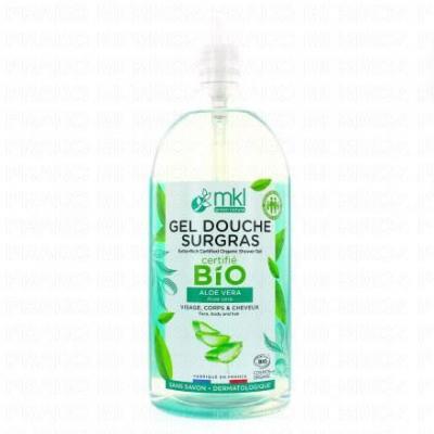 MKL  Green Nature Gel Douche Bio 1 l Aloe Vera - Flacon-Pompe 1 L