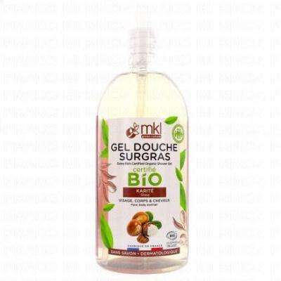 MKL  Green Nature Gel Douche Bio 1 l Karit&eacute; - Flacon-Pompe 1 L