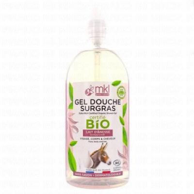 MKL  Gel douche lait d'&acirc;nesse bio flacon 1l