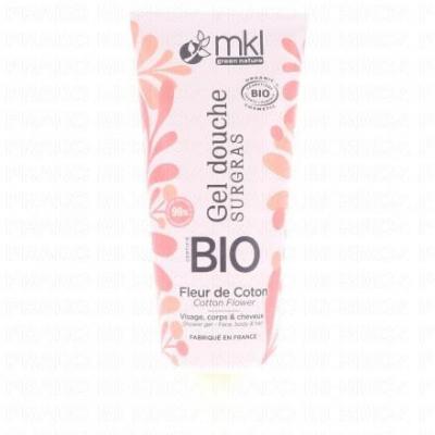 MKL GREEN NATURE MKL Gel douche surgras fleur de coton bio 1L 200ml