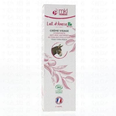 MKL Lait d'Anesse Cr&egrave;me Visage Anti &acirc;ge COSMOS ORGANIC 40ml 
