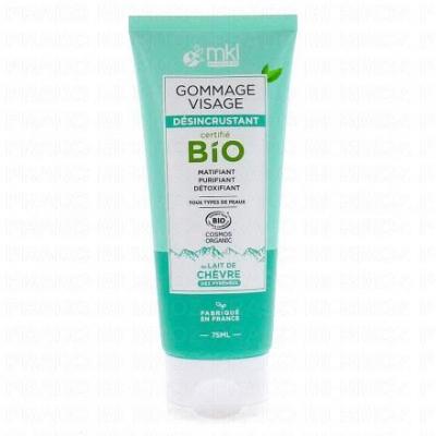 MKL  Green Nature Lait de Ch&egrave;vre Gommage Visage D&eacute;sincrustant Bio 75 ml