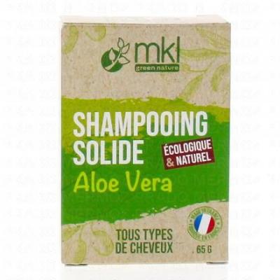 MKL  Green Nature Shampoing Solide Aloe Vera Tous Types de Cheveux 65 g