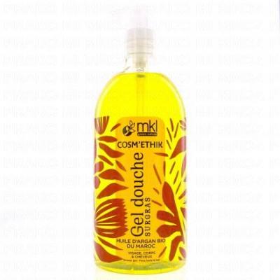 MKL Cosm'ethik Gel douche&agrave;l'huile d'Argan du Maroc flacon pompe1 litre