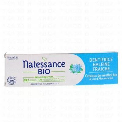 NATESSANCE Dentifrice Haleine Fra&icirc;che Bio - Le Tube De 75ml