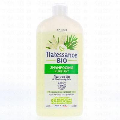 NATESSANCE  Shampooing&Eacute;quilibrant Purifiant Tea Tree bio 500ml