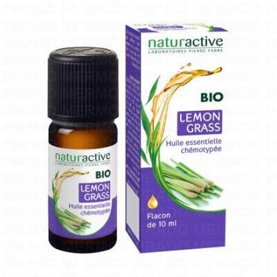 NATURACTIVE  Huile Essentielle Lemon Grass (Cymbopogon flexuosus) 10 ml