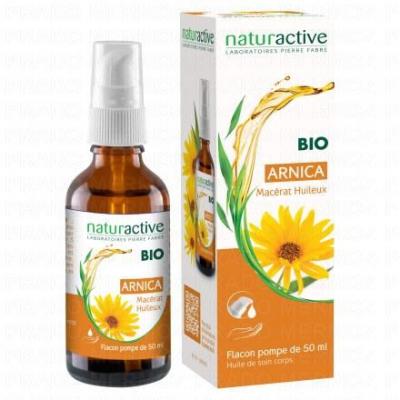NATURACTIVE  Mac&eacute;rat Huileux d'Arnica Bio flacon pompe 50ml