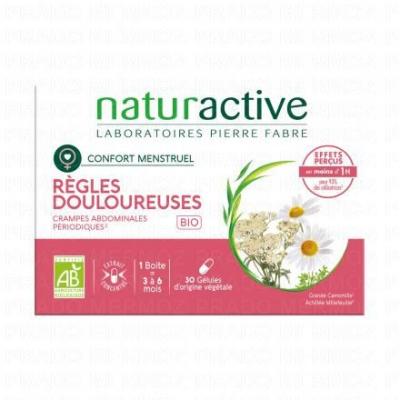 NATURACTIVE R&egrave;gles Douloureuses Bio 30 g&eacute;lules 