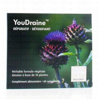 NEW NORDIC  YouDraine d&eacute;puratif-d&eacute;toxifiant comprim&eacute;s x 60