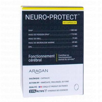 ARAGAN Neuro-protect 60 Capsules Fonctionnement C&eacute;r&eacute;bral Synactifs