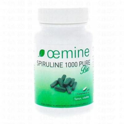 OEMINE  Spiruline 1000 Bio 60 Comprim&eacute;s - Pot 60 comprim&eacute;s
