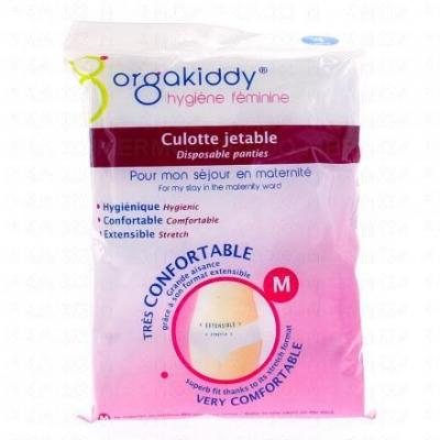 ORGAKIDDY  Culotte Maternit&eacute; Jetable, Taille M, 42-44, Blanc, 4 Unit&eacute;s