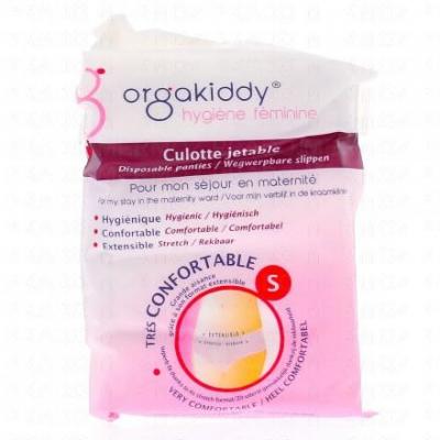 ORGAKIDDY  Culotte jetable maternit&eacute;x4 taille s