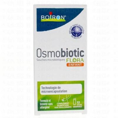 BOIRON  Osmobiotic&reg; Flora Enfant Bo&icirc;te de 12 Sticks - Bo&icirc;te 12 sticks de 1,6 g