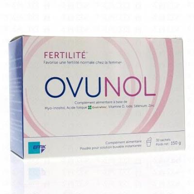 EFFIK OVUNOL Compl&eacute;ment alimentaire Fertilit&eacute;30 sachets