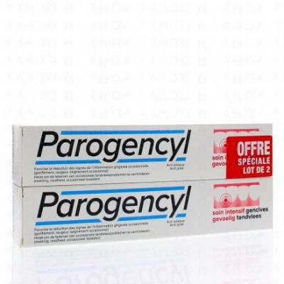 PAROGENCYL  Dentifrice soin intensif gencives lot de 2 tubes 75ml