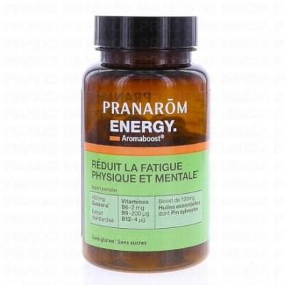 PRANAROM  Aromaboost Energy - Fatigue Physique et Mentale 60 Capsules