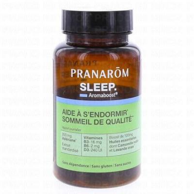 PRANAROM Pranar&ocirc;m Aromaboost Sleep - Sommeil 60 Capsules - Pot 60 capsules