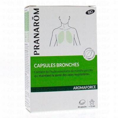 PRANAROM Bronches Bio 30 Capsules Aromaforce Aromaforce Pranar&ocirc;m