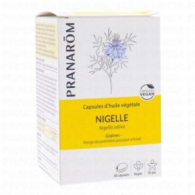 PRANAROM Compl&eacute;ment Alimentaire Nigelle  - Le Pot De 60 Capsules