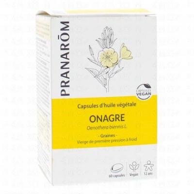 PRANAROM Pranar&ocirc;m Capsules d'Huile V&eacute;g&eacute;tale Onagre 60 Capsules