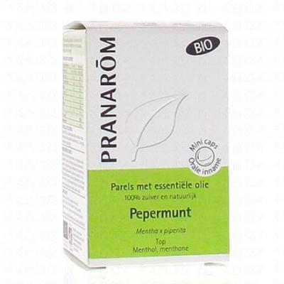 PRANAROM  Perles huile essentielle de menthe poivr&eacute;e bio x60