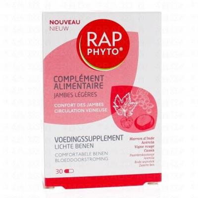 RAPPHYTO Rap Phyto Compl&eacute;ment Alimentaire Jambes L&eacute;g&egrave;res 30 G&eacute;lules