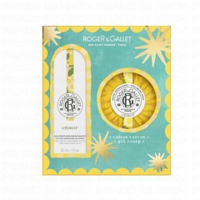 Roger Gallet Coffret de No&euml;l C&eacute;drat Eau Parfum&eacute;e 30 ml + Savon 100 g