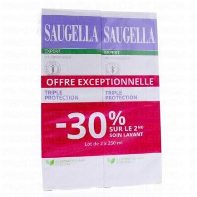 SAUGELLA  Expert - Triple Protection Soin Lavant Intime 2x250ml