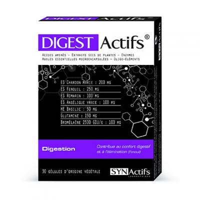ARAGAN SYNACTIFS DigestActifs 30 g&eacute;lules d'origine v&eacute;g&eacute;tale