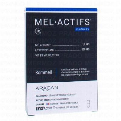 ARAGAN MelActifs 15 G&eacute;lules Sommeil Synactifs