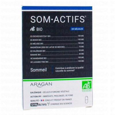 ARAGAN SYNACTIFS Som Actifs Bio Sommeil 30 g&eacute;lules