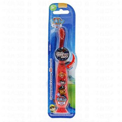 TINOKOU Brosse &agrave; dents Lumineuse Enfant avec Ventouse - Pat'Patrouille Bleu