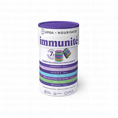 UPSA  x Nourished Gummies 7 en 1 Immunit&eacute;30 gummies