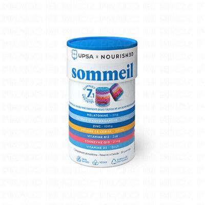 UPSA  X Nourished Gummies 7 en 1 Sommeil - Bo&icirc;te 30 gummies