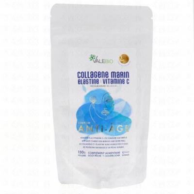 VALEBIO Collag&egrave;ne marin Elastine Vitamine C 150g Complexe anti-&acirc;ge 