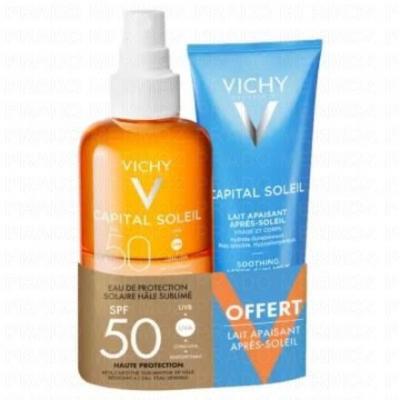 VICHY  Capital Soleil Eau Solaire Luminosit&eacute; Spf50 + Aftersun