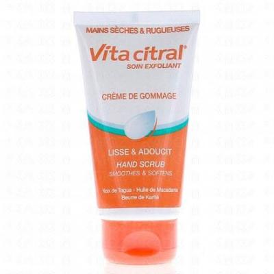 VITACITRAL VITA CITRAL Cr&egrave;me de gommage mains s&egrave;ches et rugueuses 75ml