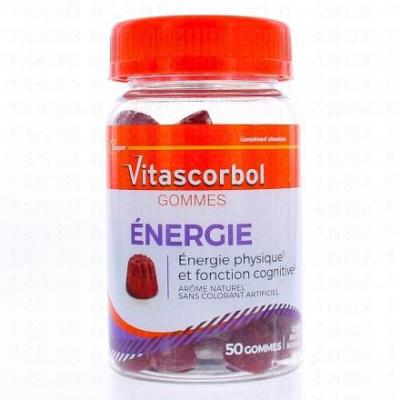 VITASCORBOL  energie - compl&eacute;ments alimentaires - x50 gommes