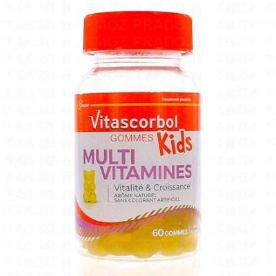 VITASCORBOL  Gommes Multivitamines Kids Boite De 60