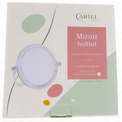 VITRY  Miroir demicercle transparent 15 cm