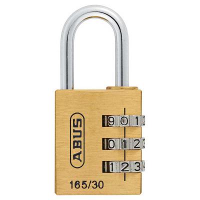 ABUS  165/30 Cadenas &agrave; combinaison 3 chiffres laiton 30 mm