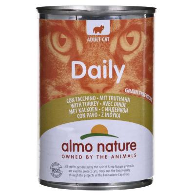 ALMO NATURE DAILY  &agrave; la dinde p&acirc;t&eacute;e pour chat (400 g) 24 x 400 g