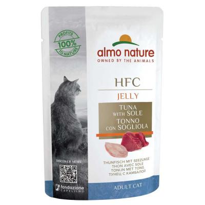 ALMO NATURE HFC Lot  Jelly 12 x 55 g - thon, sole