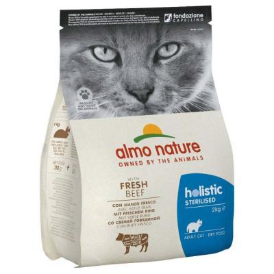 ALMO NATURE HOLISTIC Almo Nature Sterilised Adult Beef 2kg Cat Food Multicolore 2kg